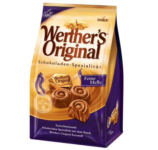 Werthers Original карамель в шоколаде